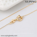 42963 -Xuping Simple style Gold Chain jwelleries necklace women